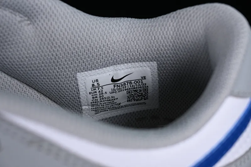 All categories Nk SB Dunk series Nk SB Dunk Low low-top sneakers Nk Dunk Low "Grey Royal Blue" white gray blue low-top casual sports skateboard shoes FN3878-001